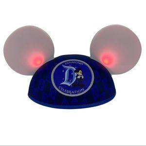 NWT DISNEYLAND Parks 60th Diamond Anniversary Celebration Light Up Mickey Ears